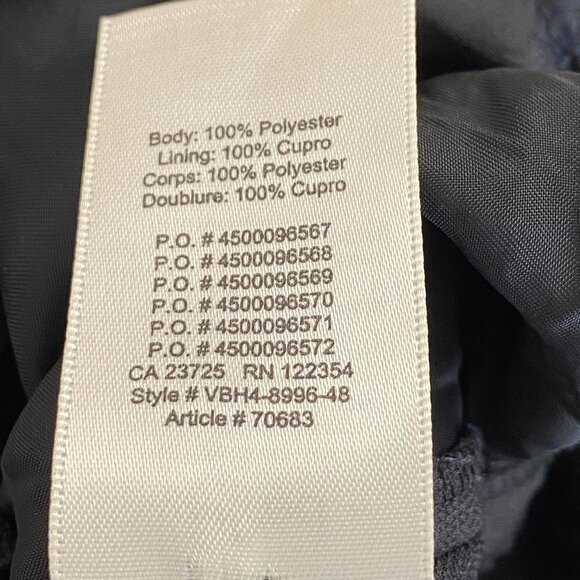 Aritzia Wilfred Black Écoulement Jumpsuit Long Sleeve Keyhole Tie Size 2 - Picture 11 of 12